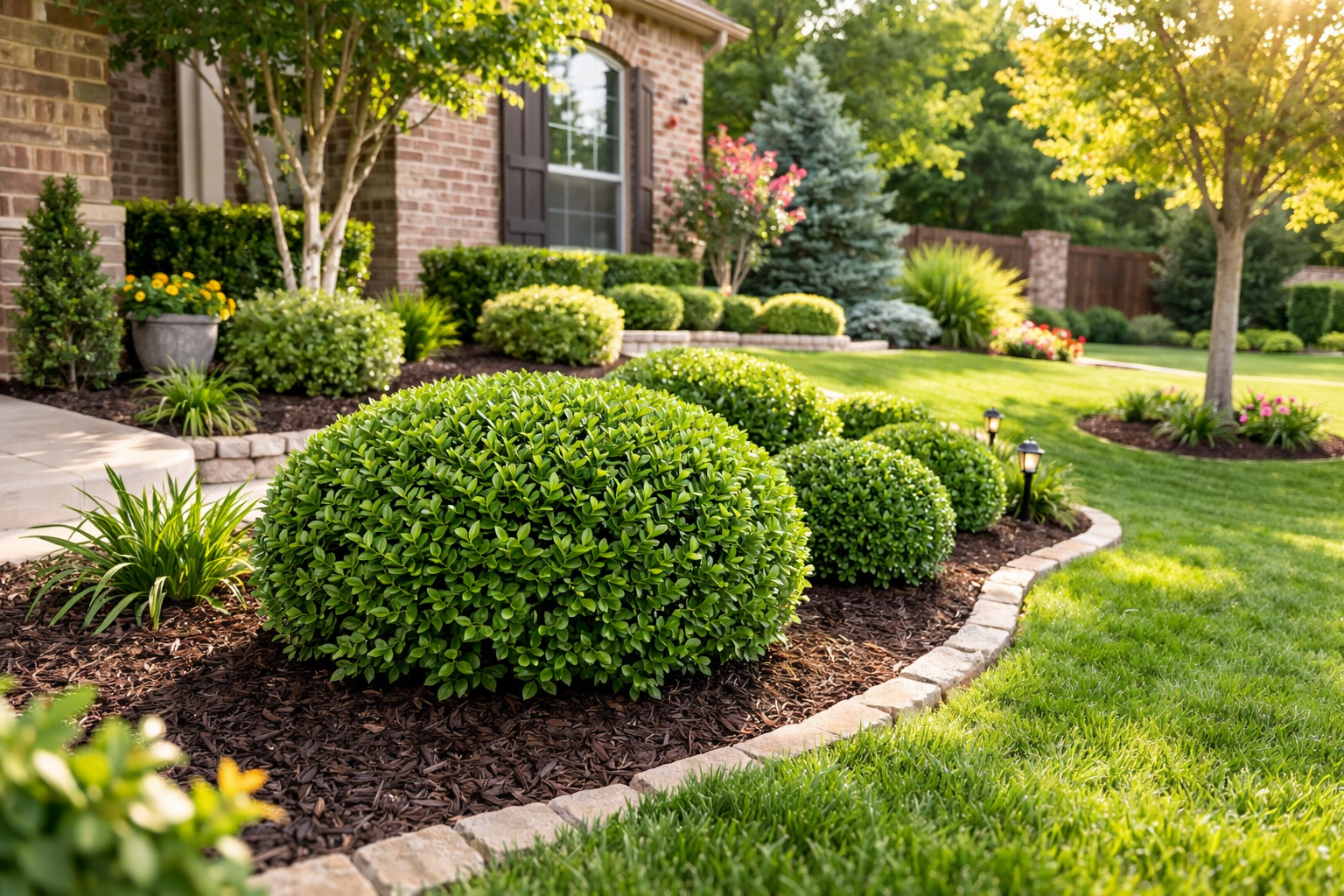 Plano Tree Care Inc. bush pruning service visual