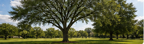 mature tree pruning North Texas healthy canopy structure